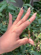 The Signature Aesthetic Collection: Gemstone & Clover Leaf Bracelets