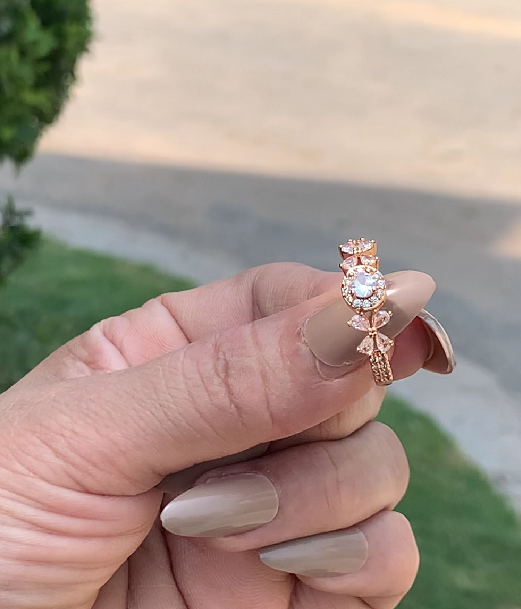 Rose gold Bow Rings (Adjustable)