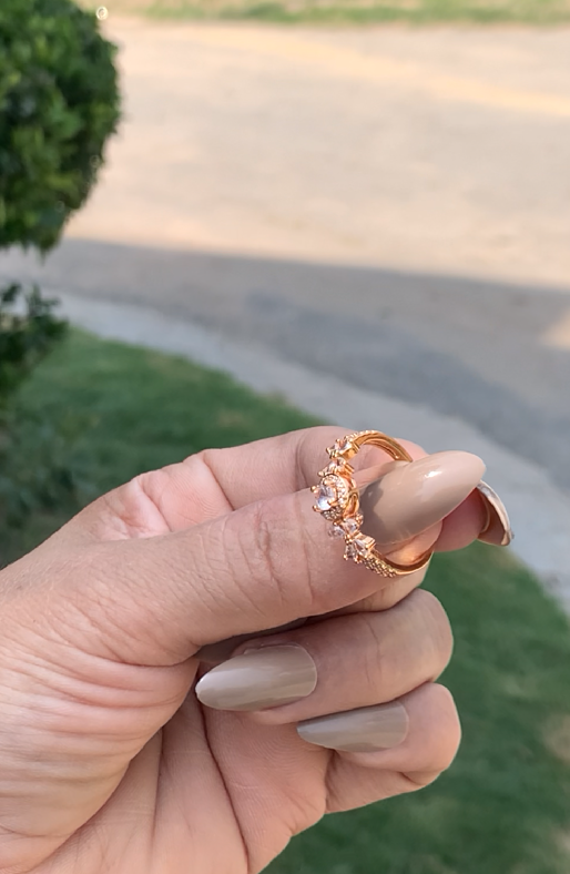 Rose gold Bow Rings (Adjustable)