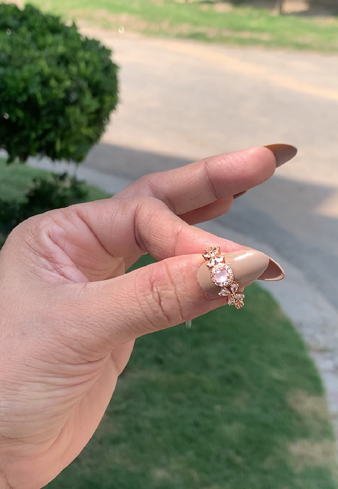 Rose gold Bow Rings (Adjustable)