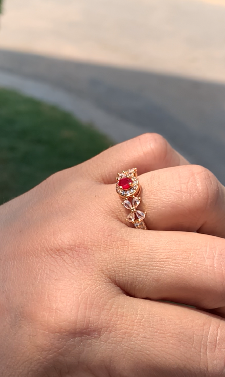 Rose gold Bow Rings (Adjustable)